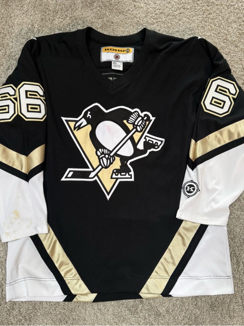 Vintage Koho Pittsburgh Penguins Mario Lemieux #66 NHL Hockey Jersey